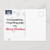 Carte Postale Piste de ski du matin de Noël (Dos)