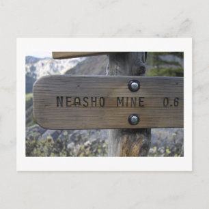 Carte Postale piste minière de néosho