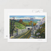 Carte Postale Piste Mohawk Vue de l'entrée W. à Hoosac (Devant / Derrière)