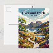 Carte Postale Piste Overland Australie (Devant / Derrière)