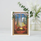 Carte Postale Piste Pittoresque nationale des Appalaches (Debout devant)