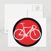 Carte Postale Piste - Point rouge (Devant / Derrière)