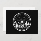 Carte Postale Piste VTT Mountain (Devant / Derrière)