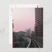 Carte Postale Pistes du train de Tokyo (Devant / Derrière)