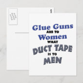 Carte Postale Pistolets à Colle (Devant / Derrière)