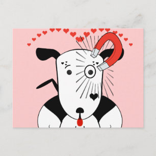 Carte Postale Pit Bull Lover Petey Lover Bull Terrier Love