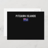 Carte Postale Pitcairn Islands Flag - Patriotic Flag (Devant / Derrière)
