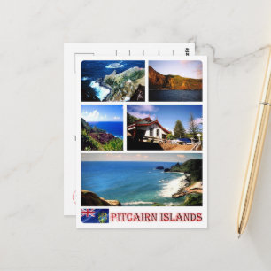 Carte Postale Pitcairn - Mosaic -