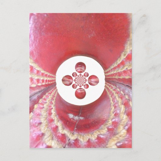 Carte Postale Pitch Kaleidoscope : Le Cricket Balls The Game's H (Devant)