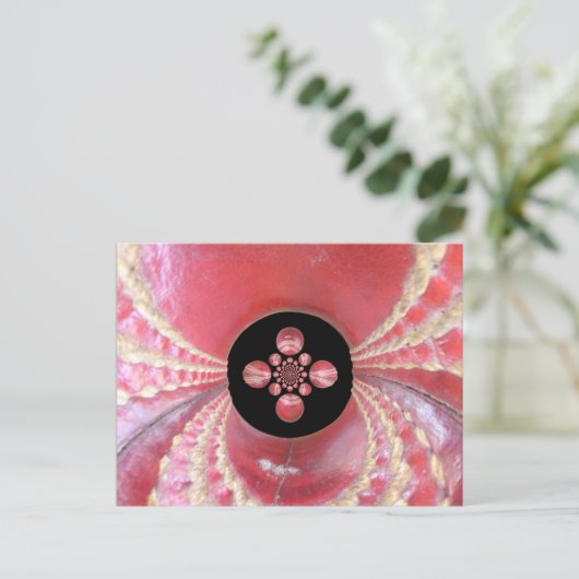 Carte Postale Pitch Kaleidoscope : Le Cricket Balls The Game's H (Debout devant)