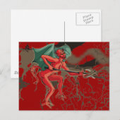 Carte Postale Pitchfork Devil (Devant / Derrière)
