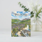Carte Postale Pitlochry Écosse (Debout devant)