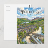Carte Postale Pitlochry Écosse (Devant / Derrière)