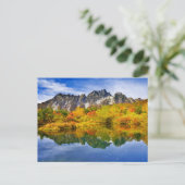 Carte Postale Pittoresque Country Mountains et le lac (Debout devant)