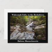 Carte postale pittoresque de Wahconah Falls - Dalt (Devant / Derrière)