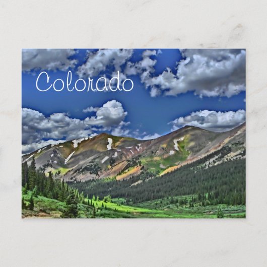 Carte postale pittoresque du Colorado (Devant)