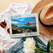 Carte postale pittoresque du front de mer de Detro