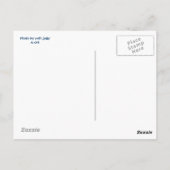 carte postale pittoresque du lac saguaro (Dos)