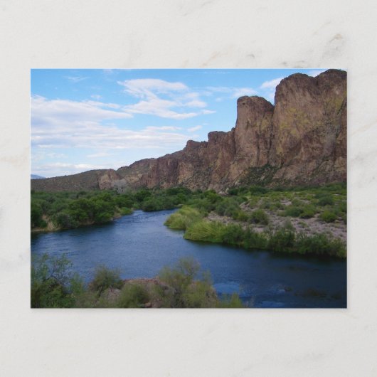 carte postale pittoresque du lac saguaro (Devant)