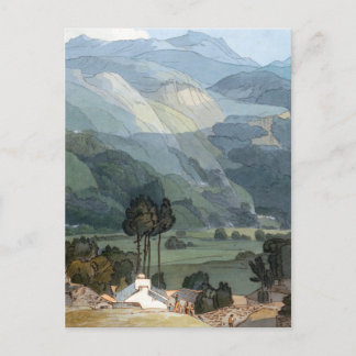 Carte Postale Pittoresque Mountain View à Ambleside Art Vintage,