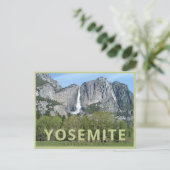 Carte Postale Pittoresque Yosemite Vintage (Debout devant)
