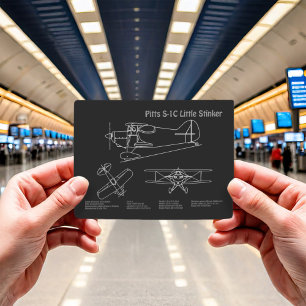 Carte Postale Pitts S-1C - Plans de plan d'avion PD