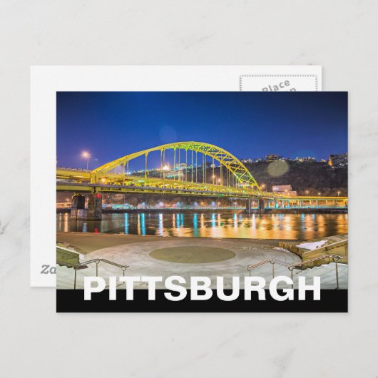 CARTE POSTALE PITTSBURGH (Devant / Derrière)