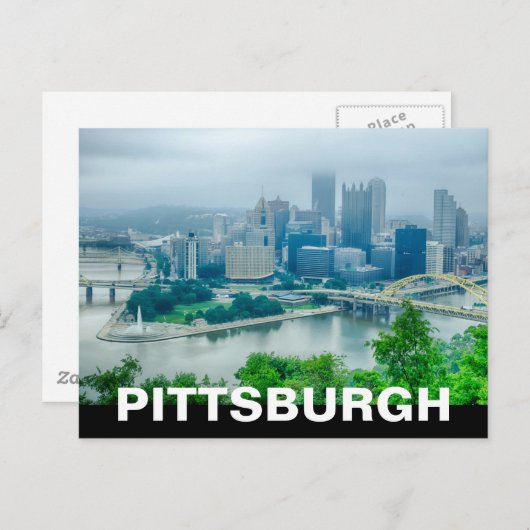 CARTE POSTALE PITTSBURGH (Devant / Derrière)