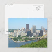 Carte Postale Pittsburgh (Devant / Derrière)