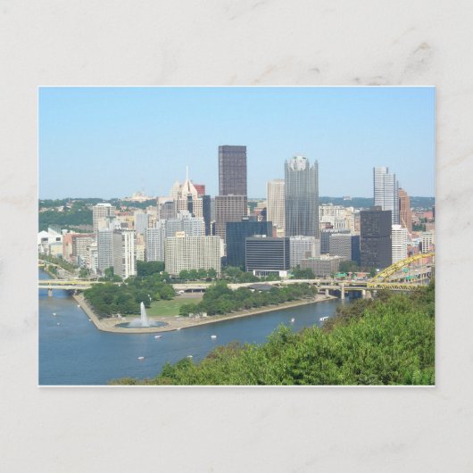 Carte Postale Pittsburgh (Devant)