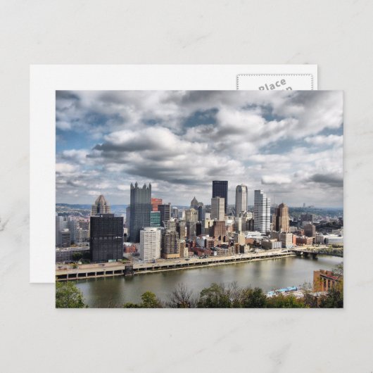 Carte Postale Pittsburgh (Devant / Derrière)