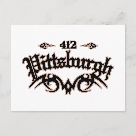 Carte Postale Pittsburgh 412 (Devant)