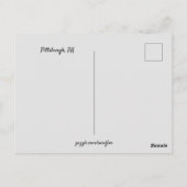 Carte Postale Pittsburgh À Vous (Dos)