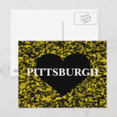 Carte Postale Pittsburgh Heart (Devant / Derrière)