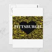 Carte Postale Pittsburgh Heart (Devant / Derrière)