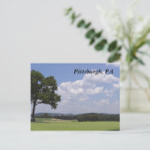 Carte postale Pittsburgh Landscape (Debout devant)