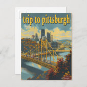 Carte Postale Pittsburgh, PA Vintage (Devant / Derrière)