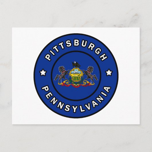 Carte Postale Pittsburgh Pennsylvanie (Devant)
