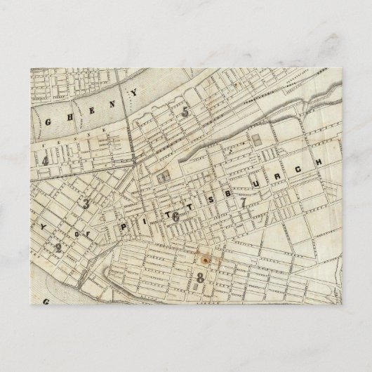 Carte Postale Pittsburgh, Pennsylvanie (Devant)