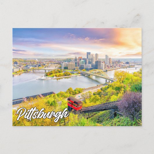 Carte Postale Pittsburgh, Pennsylvanie, États-Unis (Devant)