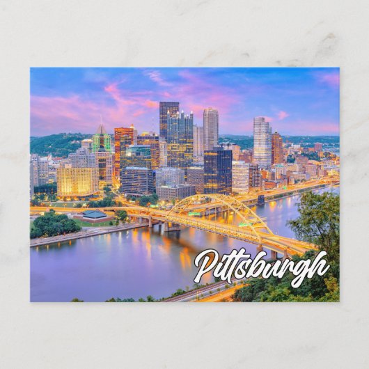 Carte Postale Pittsburgh, Pennsylvanie, États-Unis (Devant)
