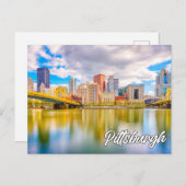 Carte Postale Pittsburgh, Pennsylvanie, USA (Devant / Derrière)