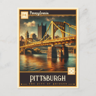 Carte Postale Pittsburgh, Pennsylvanie   VINTAGE