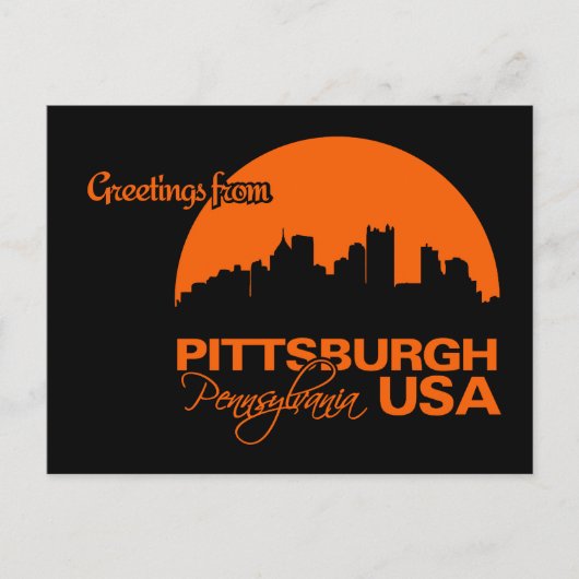 Carte postale PITTSBURGH - personnalisable (Devant)