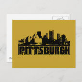 Carte Postale Pittsburgh Skyline (Devant / Derrière)