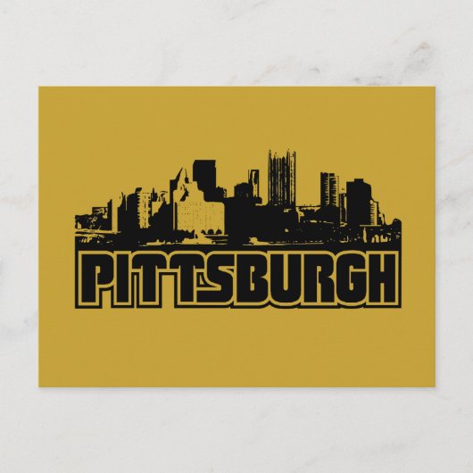Carte Postale Pittsburgh Skyline (Devant)