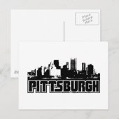 Carte Postale Pittsburgh Skyline (Devant / Derrière)