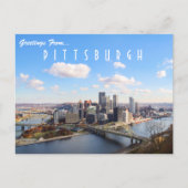 Carte postale Pittsburgh Skyline (Devant)