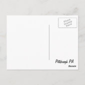 Carte Postale Pittsburgh Skyline (Dos)