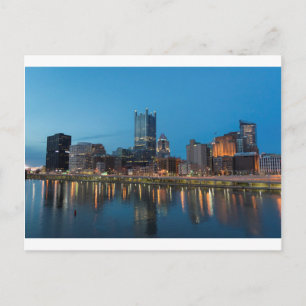 Carte Postale Pittsburgh Skyline at Dusk